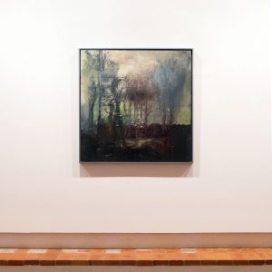 Overhead Water Tank Púshkar . Óleo y mixta sobre tabla 60x60cm. 2016/2017, Entropía, Daniel Franca.