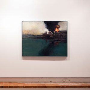 State of Entropy I. Óleo y mixta sobre tabla 116x89cm. 2016/2017, Entropía, Daniel Franca.